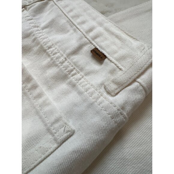 NWT O'NEILL Size 30 Benatar Straight Leg Jean In White 100% Cotton MSRP $70 - Picture 12 of 12